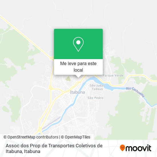 Assoc dos Prop de Transportes Coletivos de Itabuna mapa