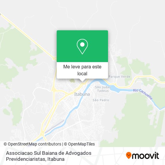 Associacao Sul Baiana de Advogados Previdenciaristas mapa