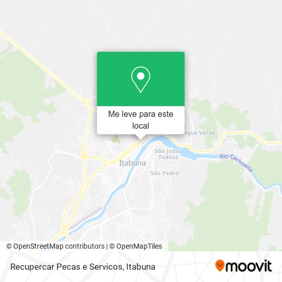 Recupercar Pecas e Servicos mapa