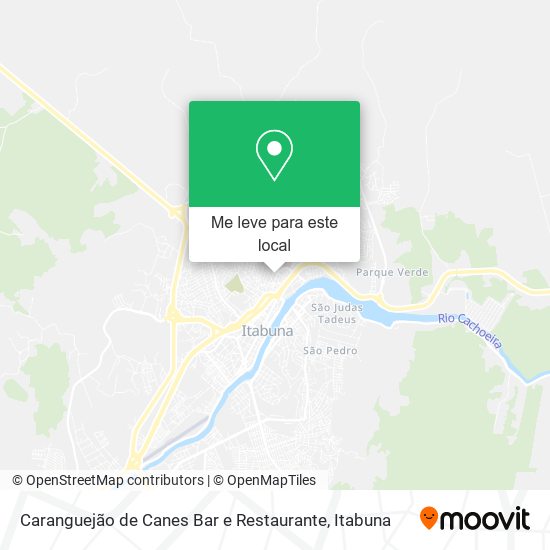 Caranguejão de Canes Bar e Restaurante mapa