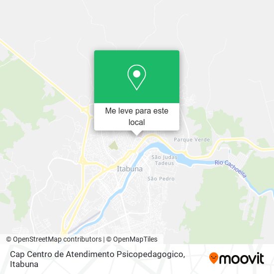 Cap Centro de Atendimento Psicopedagogico mapa