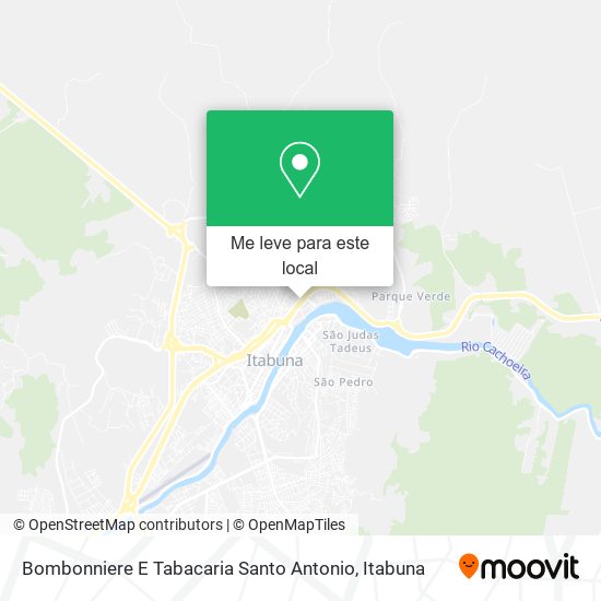 Bombonniere E Tabacaria Santo Antonio mapa