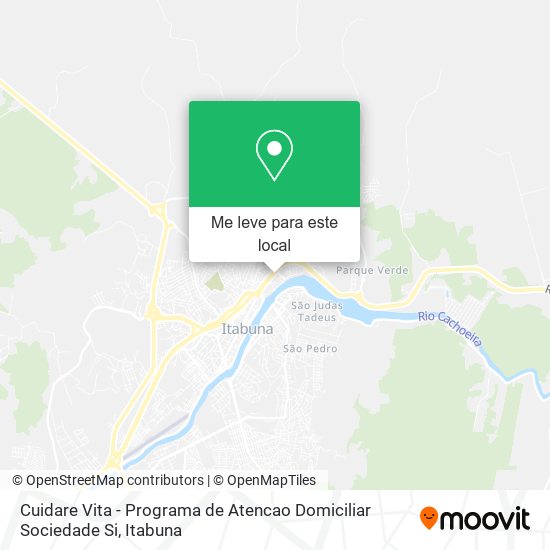 Cuidare Vita - Programa de Atencao Domiciliar Sociedade Si mapa