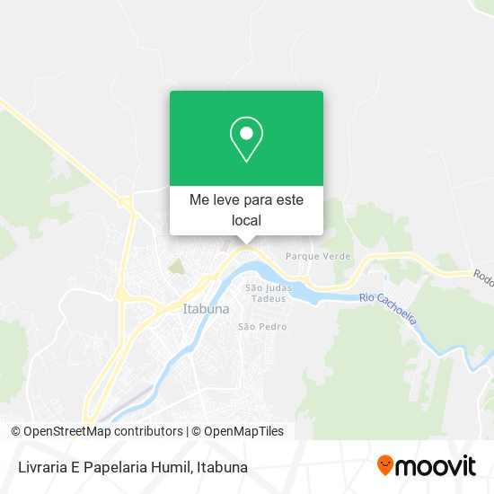 Livraria E Papelaria Humil mapa