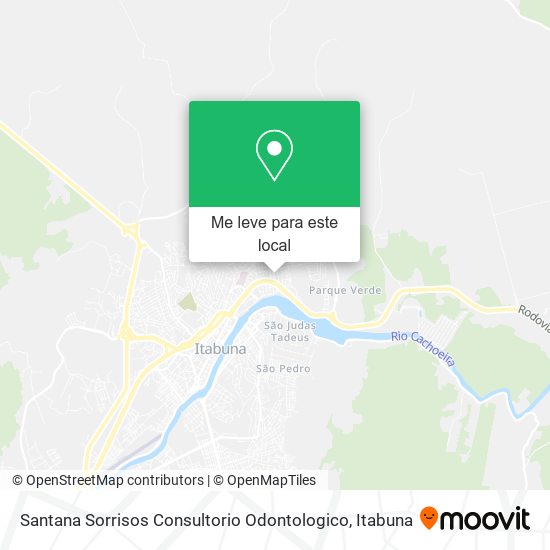 Santana Sorrisos Consultorio Odontologico mapa