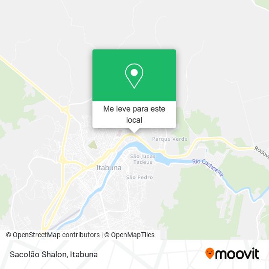 Sacolão Shalon mapa