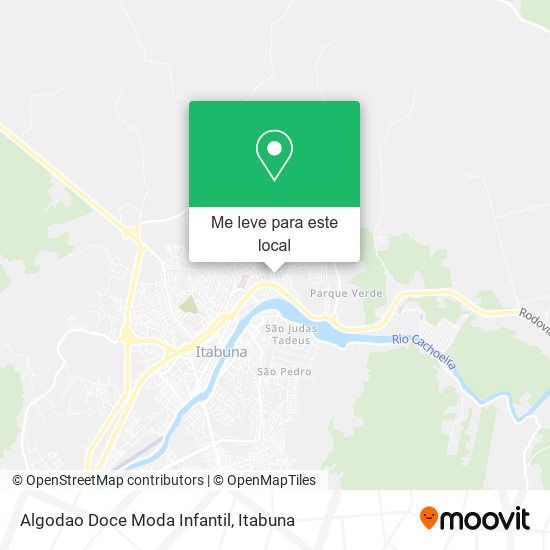 Algodao Doce Moda Infantil mapa