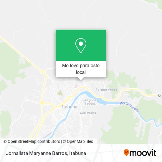 Jornalista Maryanne Barros mapa