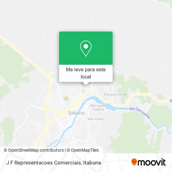 J F Representacoes Comerciais mapa