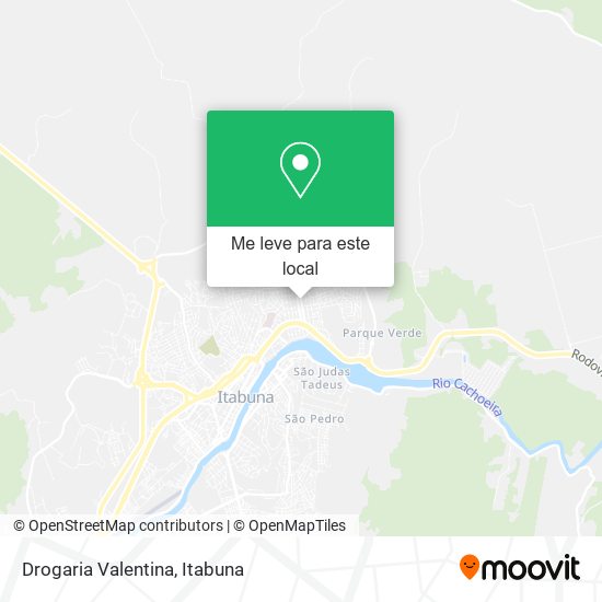 Drogaria Valentina mapa