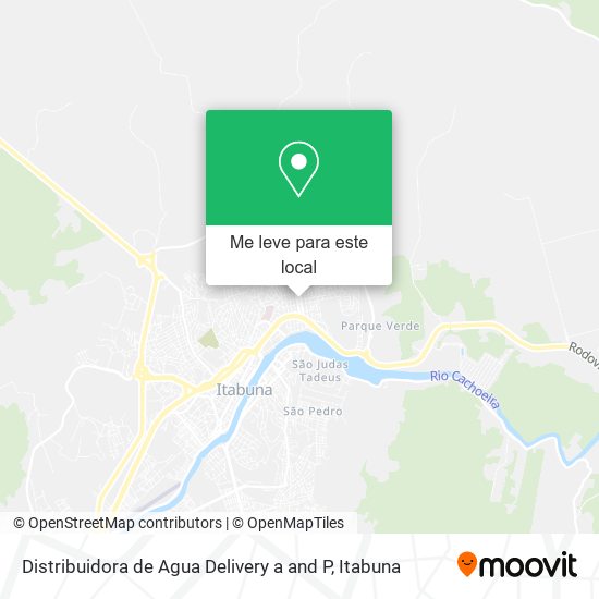 Distribuidora de Agua Delivery a and P mapa