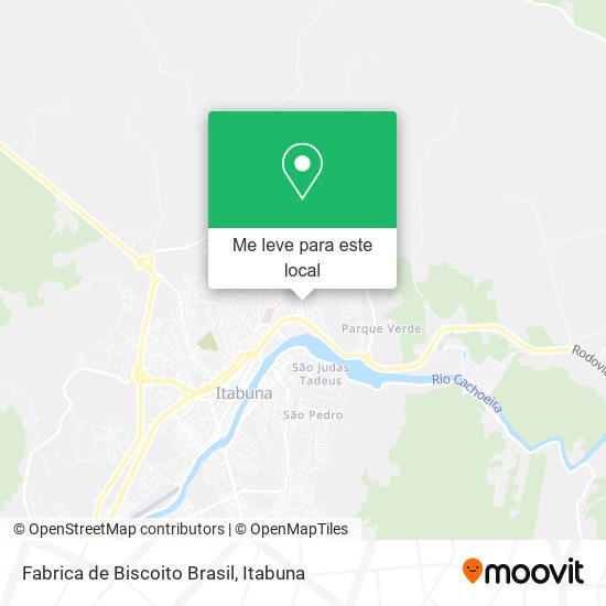 Fabrica de Biscoito Brasil mapa