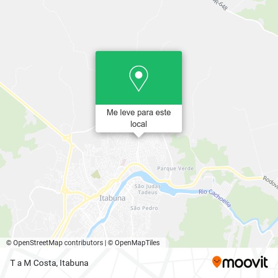T a M Costa mapa