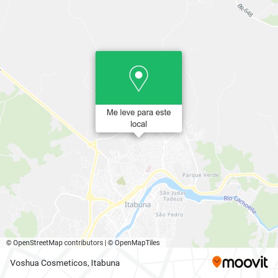Voshua Cosmeticos mapa