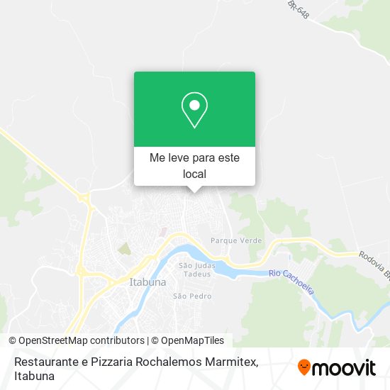 Restaurante e Pizzaria Rochalemos Marmitex mapa
