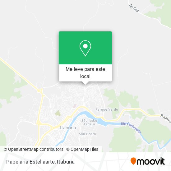Papelaria Estellaarte mapa