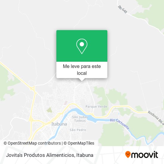 Jovita's Produtos Alimenticios mapa