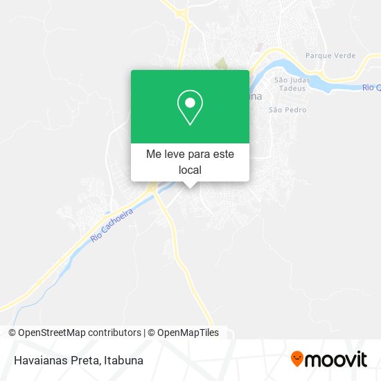 Havaianas Preta mapa