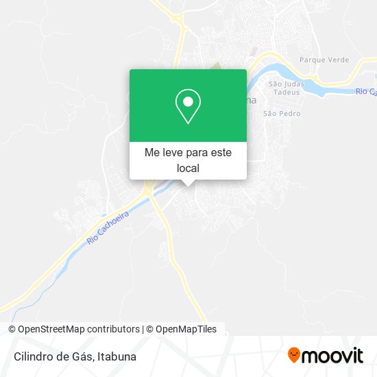 Cilindro de Gás mapa