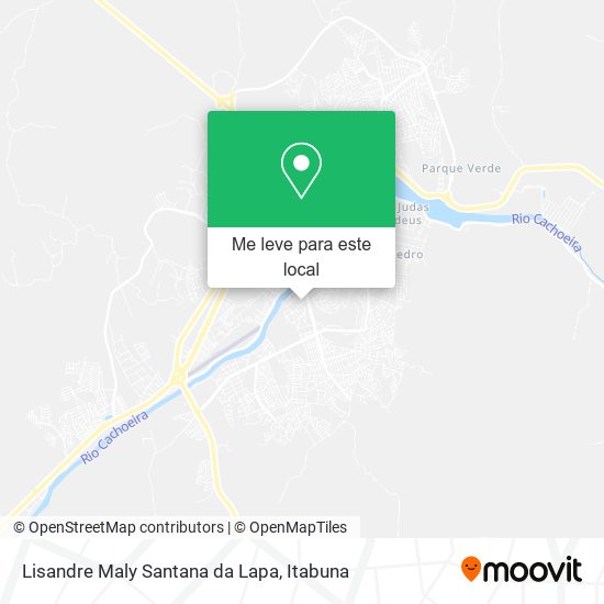 Lisandre Maly Santana da Lapa mapa