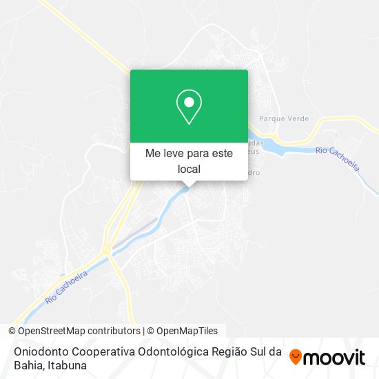 Oniodonto Cooperativa Odontológica Região Sul da Bahia mapa