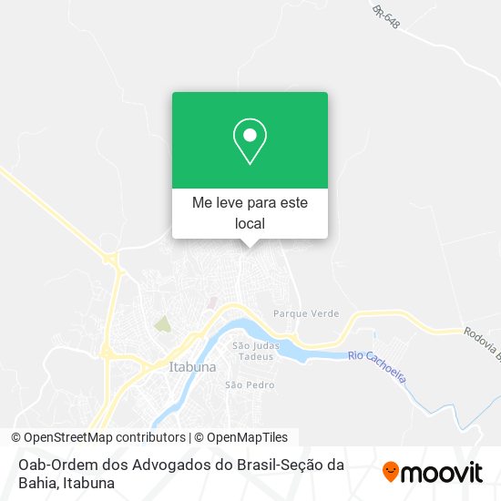 Oab-Ordem dos Advogados do Brasil-Seção da Bahia mapa