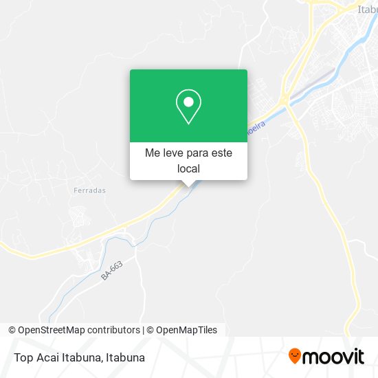 Top Acai Itabuna mapa