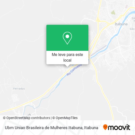 Ubm Uniao Brasileira de Mulheres Itabuna mapa