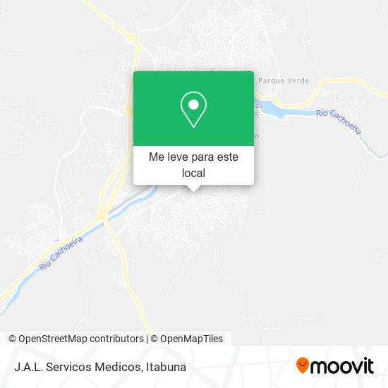J.A.L. Servicos Medicos mapa