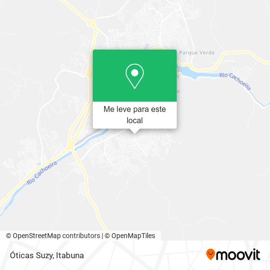 Óticas Suzy mapa