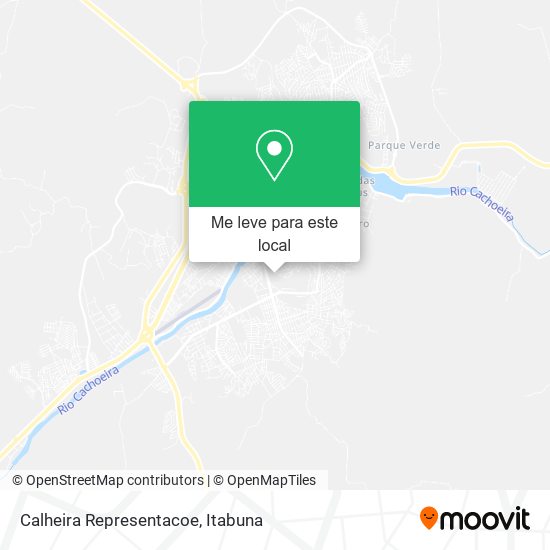 Calheira Representacoe mapa