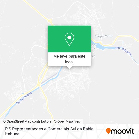 R S Representacoes e Comerciais Sul da Bahia mapa