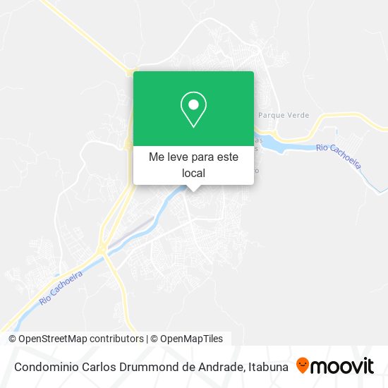 Condominio Carlos Drummond de Andrade mapa