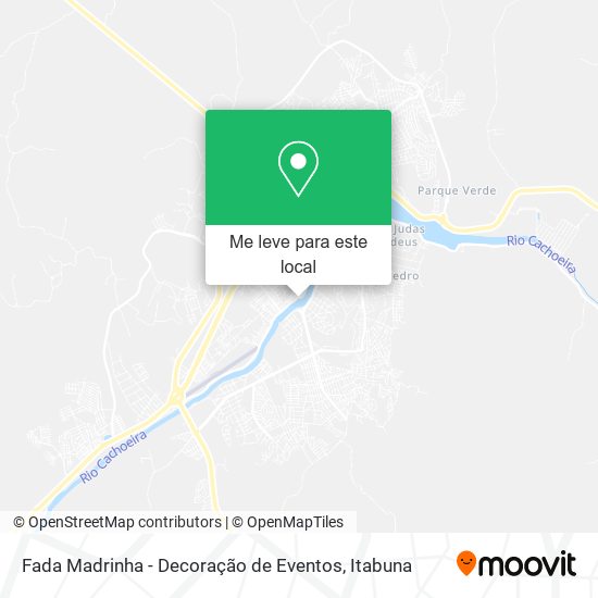 Fada Madrinha - Decoração de Eventos mapa