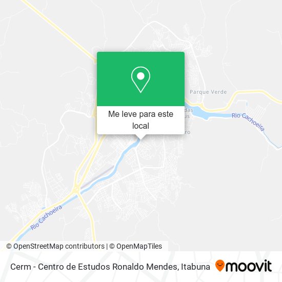 Cerm - Centro de Estudos Ronaldo Mendes mapa