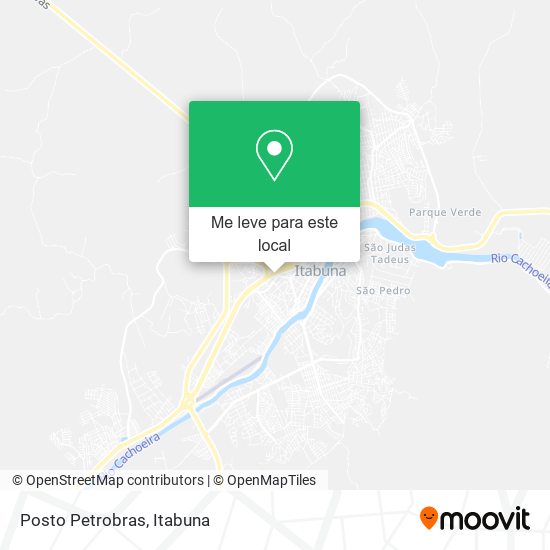 Posto Petrobras mapa