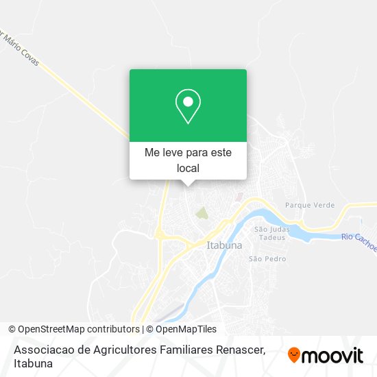 Associacao de Agricultores Familiares Renascer mapa