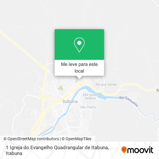 1 Igreja do Evangelho Quadrangular de Itabuna mapa