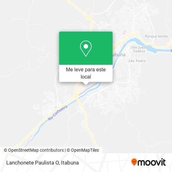 Lanchonete Paulista O mapa