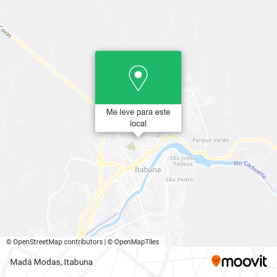 Madá Modas mapa