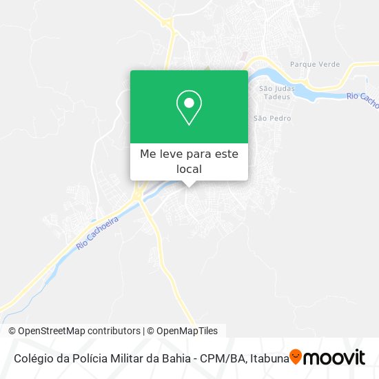 Colégio da Polícia Militar da Bahia - CPM / BA mapa