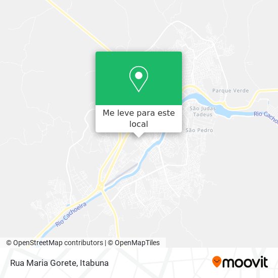 Rua Maria Gorete mapa