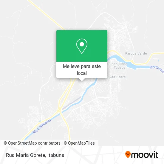 Rua Maria Gorete mapa