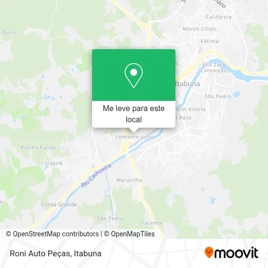 Roni Auto Peças mapa