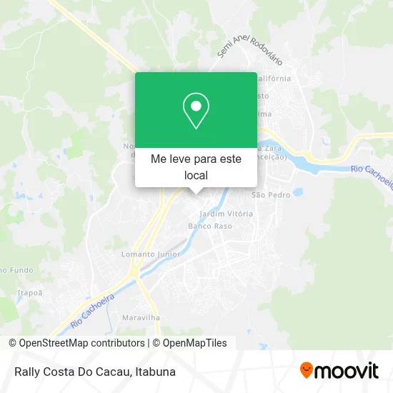 Rally Costa Do Cacau mapa