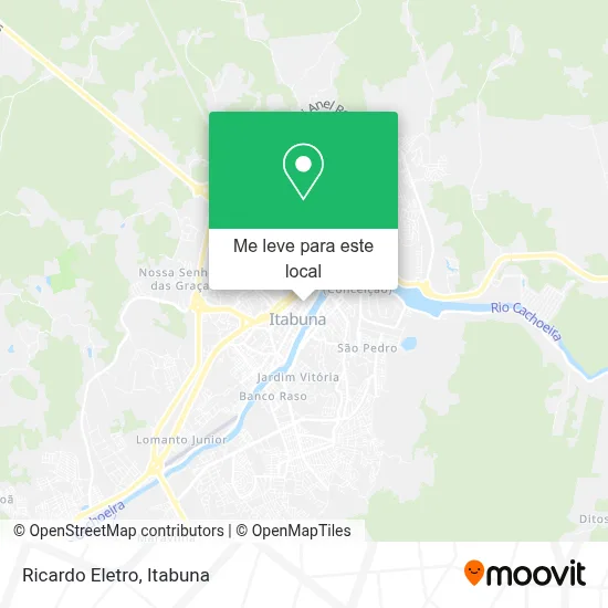 Ricardo Eletro mapa