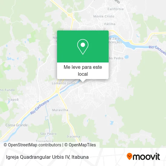 Igreja Quadrangular Urbis IV mapa