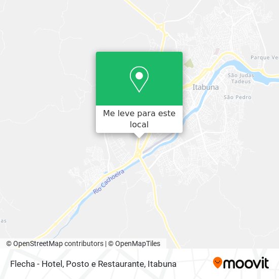 Flecha - Hotel, Posto e Restaurante mapa