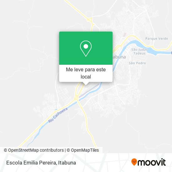 Escola Emilia Pereira mapa