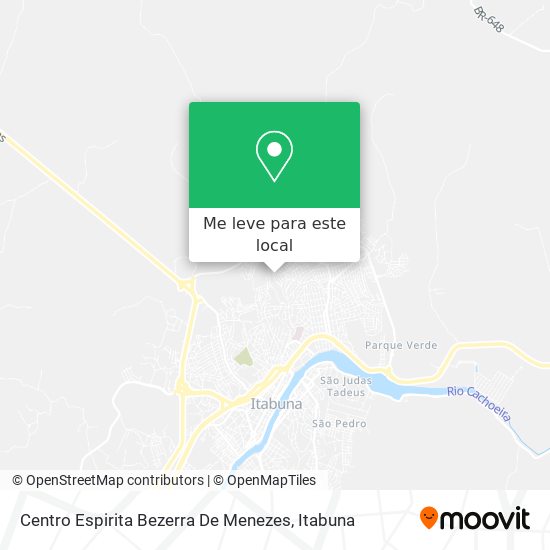 Centro Espirita Bezerra De Menezes mapa